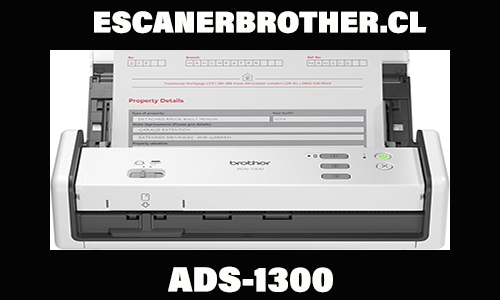 Escaner Brother ADS-1300 Portatil