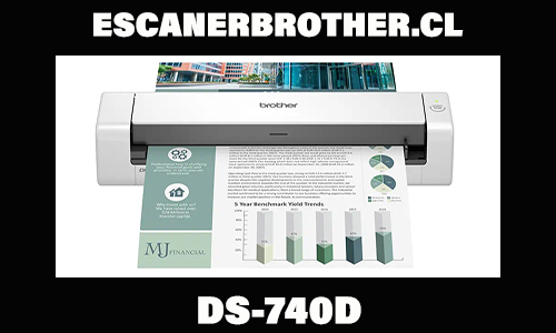 escaner brother ds-740d portatil